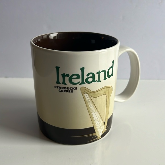 Starbucks Other - Starbucks Ireland (Eire) Mug 2015 brown, beige & green Cliffs of Moher & harp